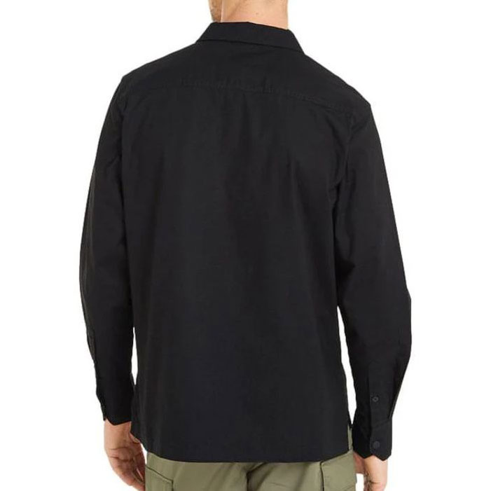 Calvin Klein Utility Regular Fit Long Sleeve Overshirt - CK Black