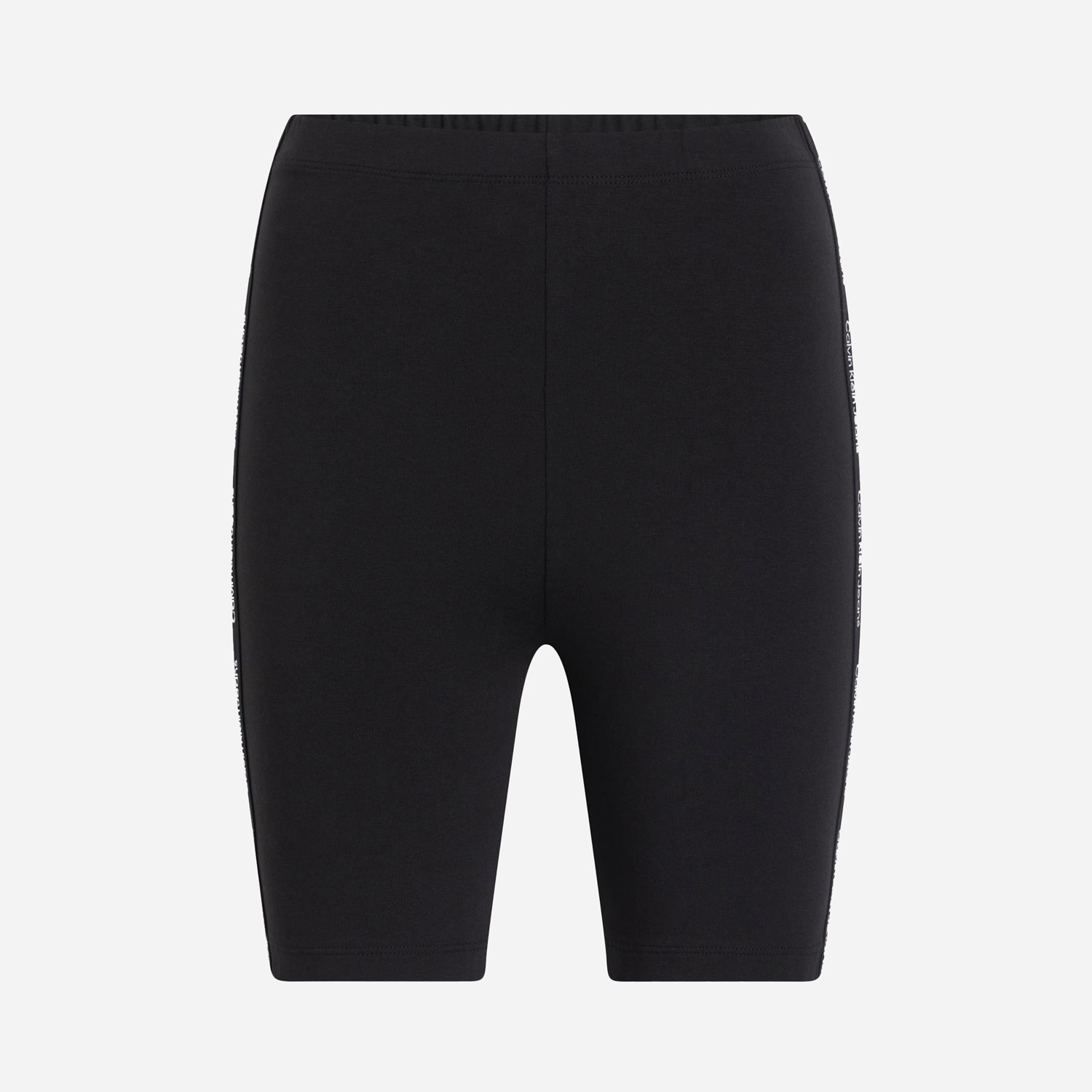 Calvin Klein Women's Logo Elastic Cycling Slim Fit Short - CK Black