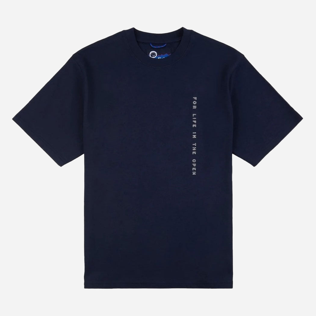 Penfield For Life In The Open Regular Fit Short Sleeve Tee - Navy Blazer