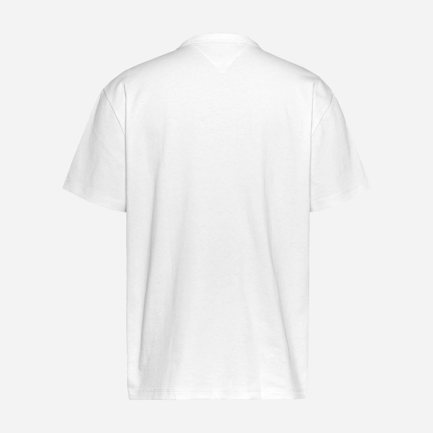 Tommy Jeans Badge Regular Fit Short Sleeve Tee - White