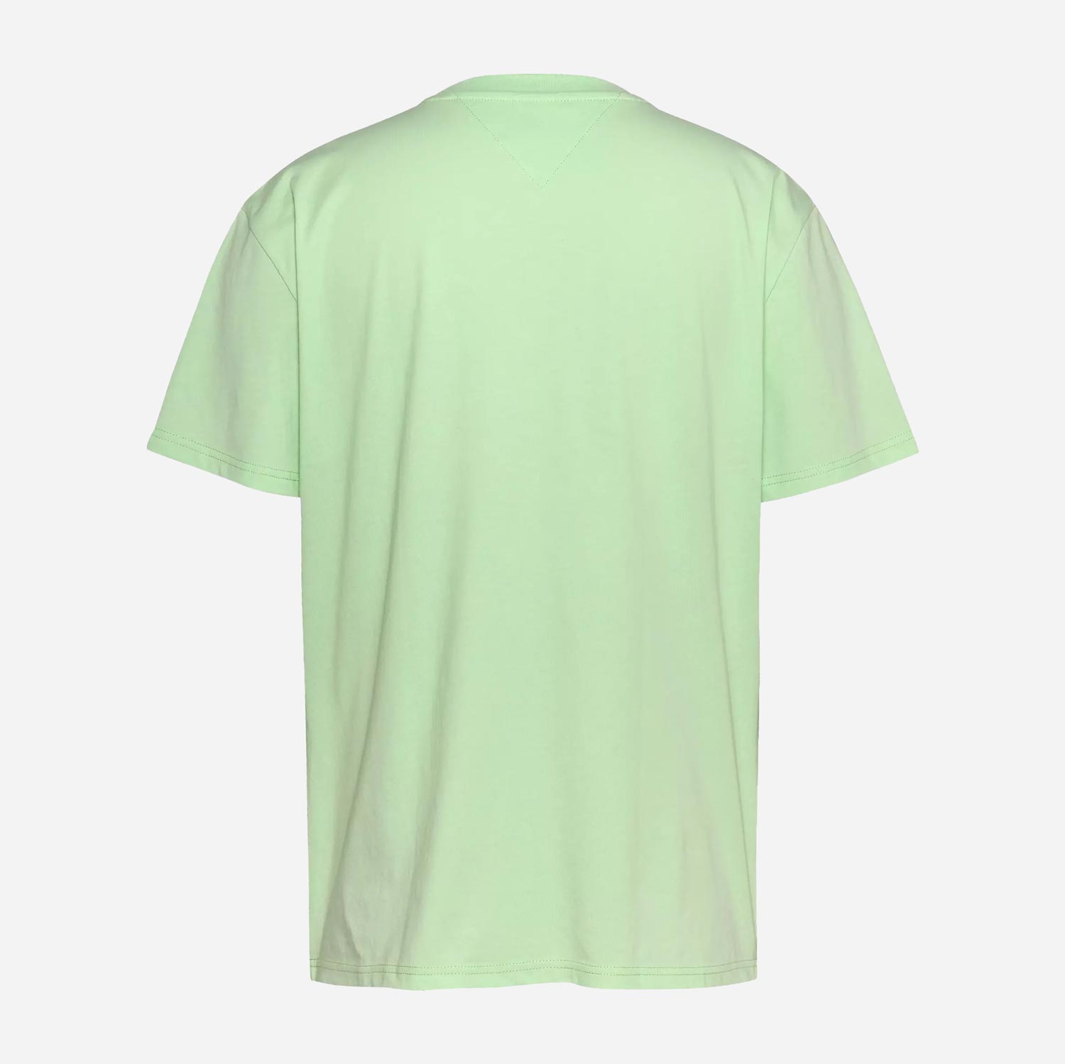 Tommy Jeans Linear Logo Regular Fit Short Sleeve Tee - Opal Green