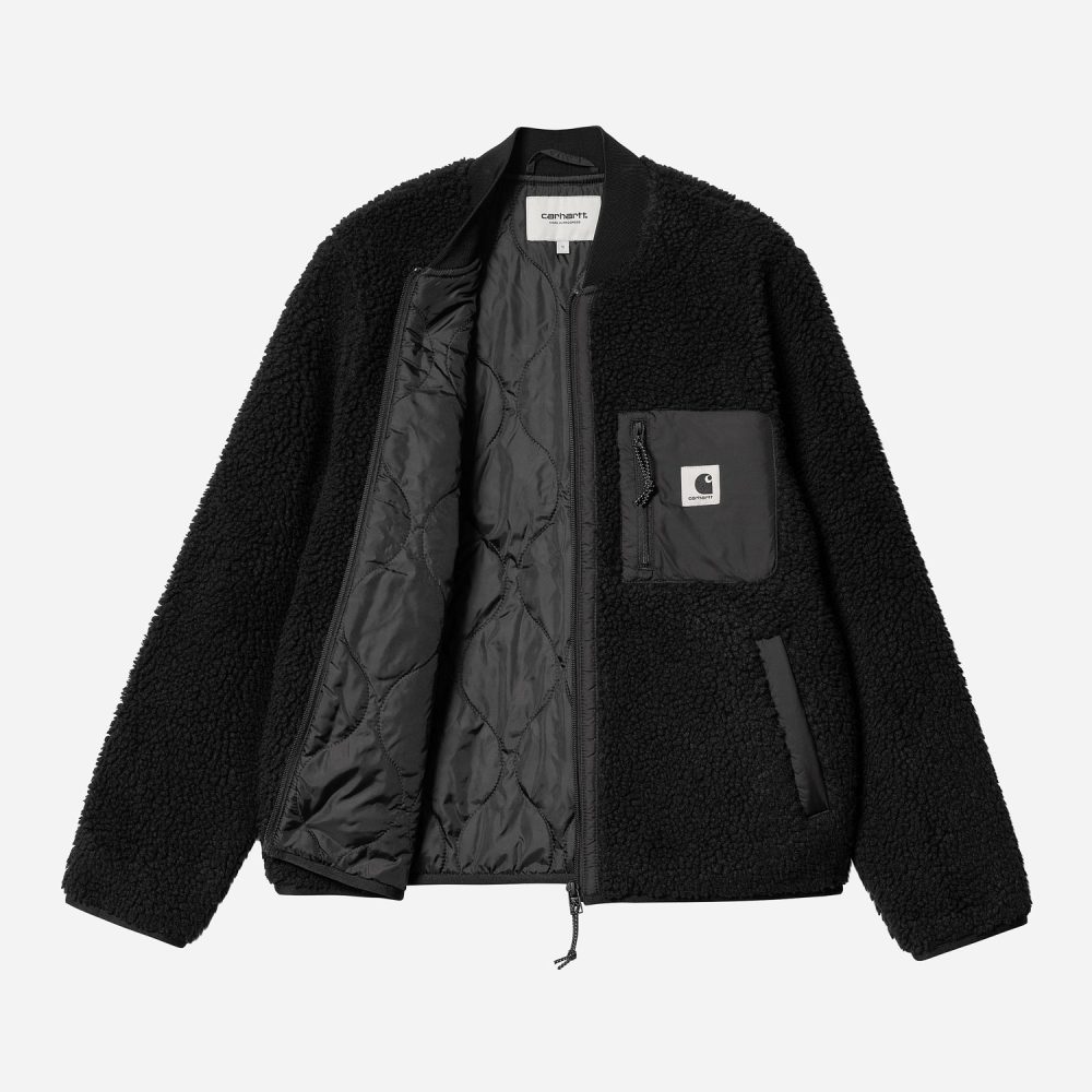 Carhartt WIP Women's Janet Fleece Liner Jacket - Black/Black Carhartt WIP Women's Janet Fleece Liner Jacket - Black/Black