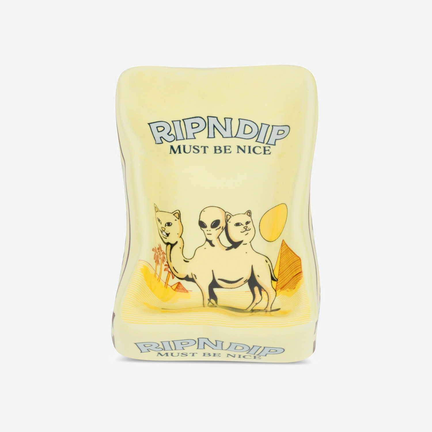 RipNDip Barnum Ceramic Ash Tray - Yellow | The Cream Store