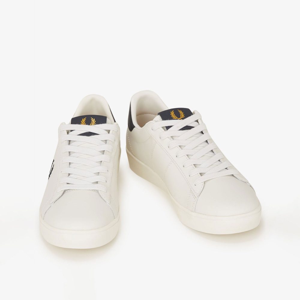 Fred Perry Spencer Leather Shoe - Porcelain