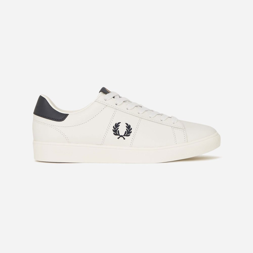 Fred Perry Spencer Leather Shoe - Porcelain