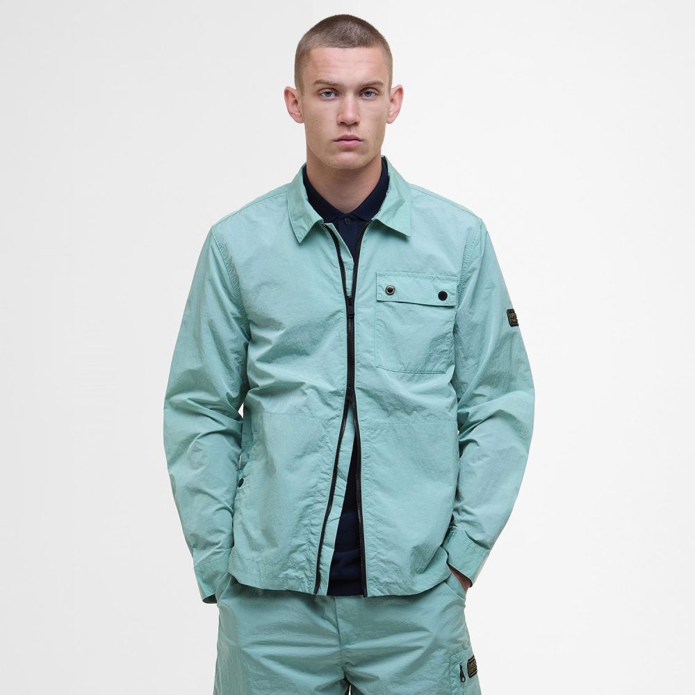 Barbour International Inline Overshirt - Granite Green Barbour International Inline Overshirt - Granite Green