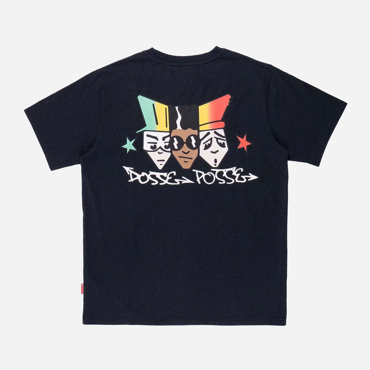 Dosse Posse 3 Heads Tee - Vintage Black | The Cream Store