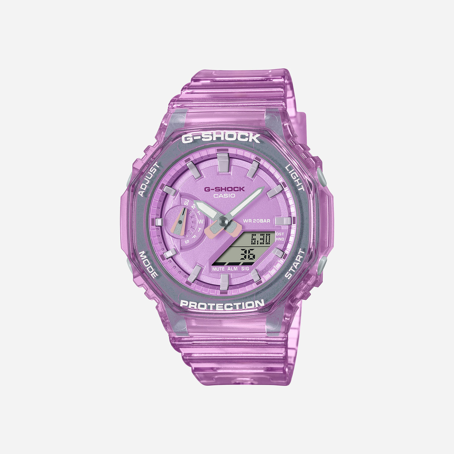 G-Shock GMA-S2100SK-4AER Skeleton x Metallic Dial Watch - Purple 