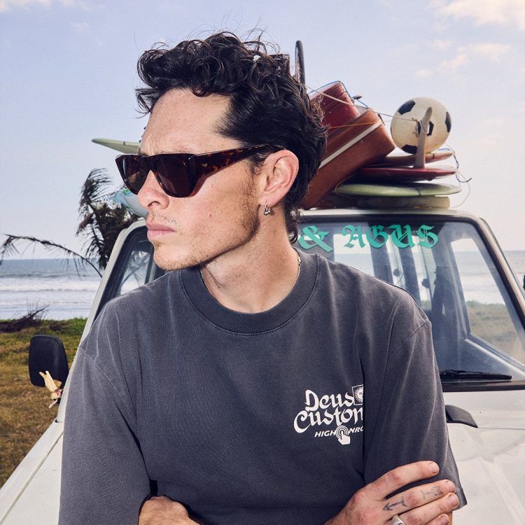 Deus Ex Machina Sandbar Garment Dyed Short - Anthracite