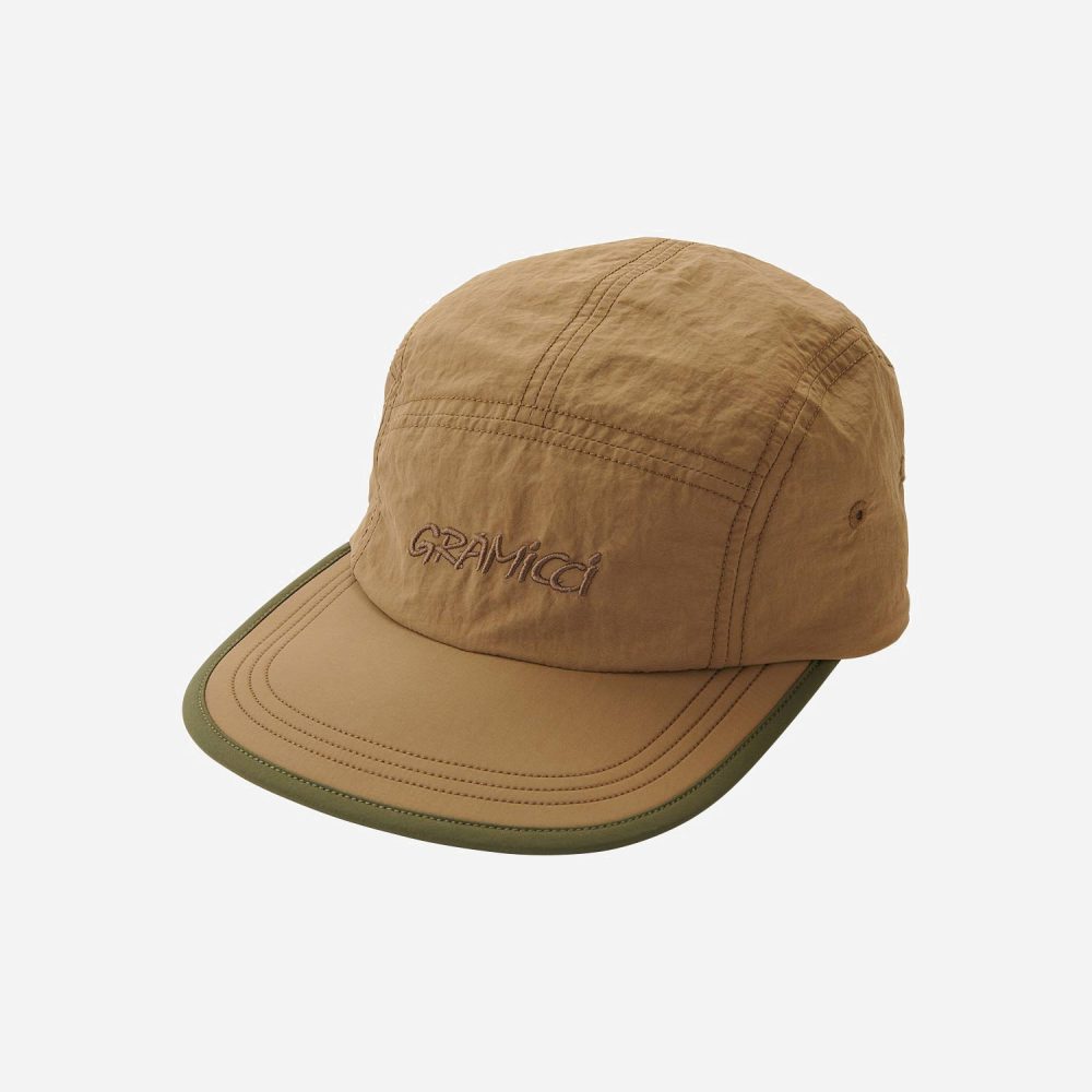 Gramicci Nylon Gramicci Strapback Cap - Coyote/Deep Olive