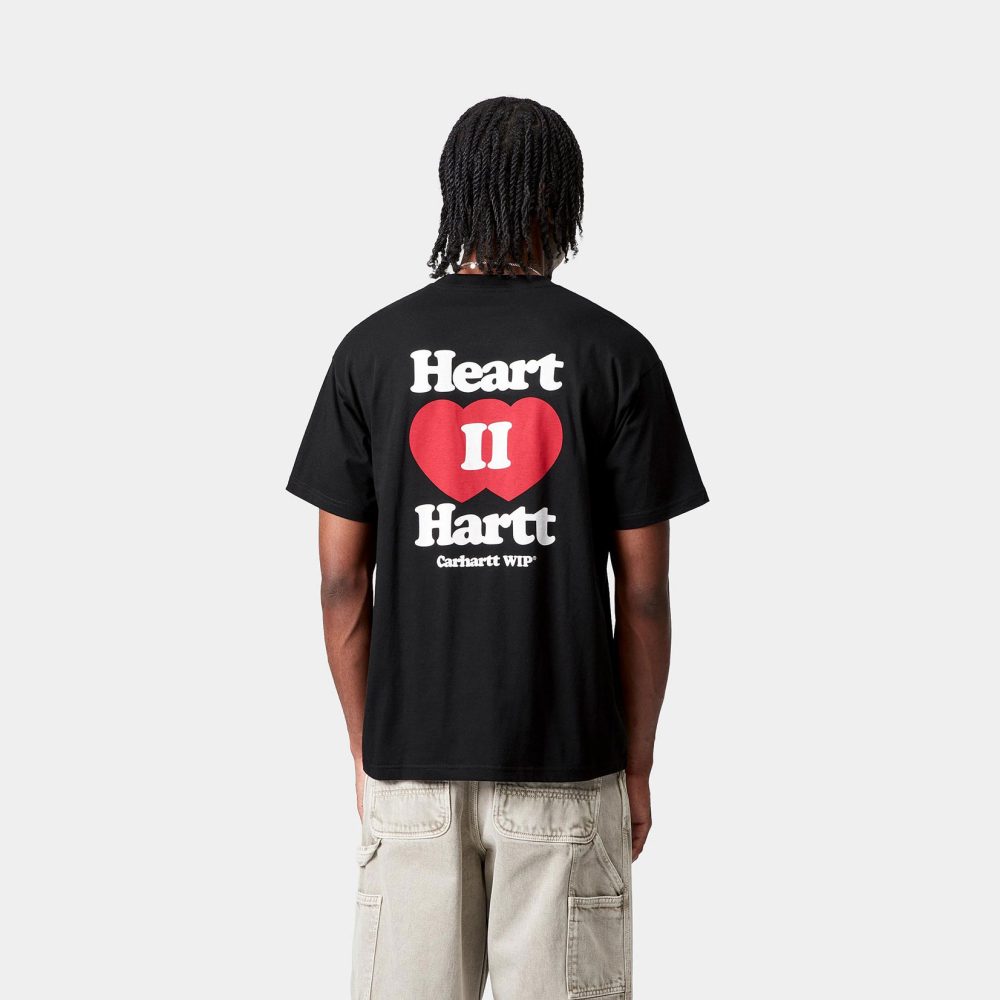 Carhartt WIP Heart II Hartt Tee - Black Carhartt WIP Heart II Hartt Tee - Black