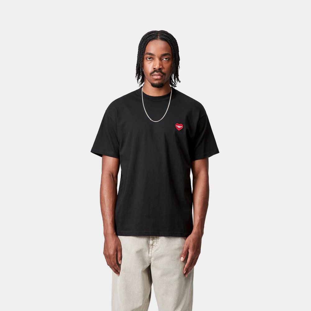 Carhartt WIP Heart II Hartt Tee - Black Carhartt WIP Heart II Hartt Tee - Black
