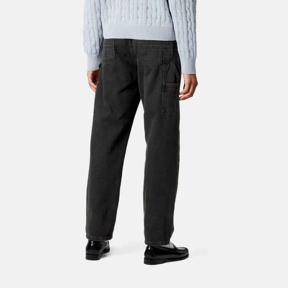 Carhartt WIP Women's Pierce Pant - Black Stone Washed Carhartt WIP Women's Pierce Pant - Black Stone Washed