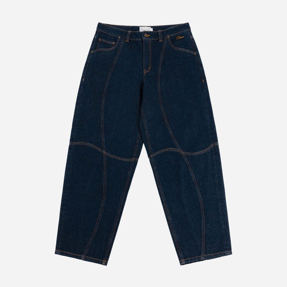 Dime Classic Baggy Denim Pant - Indigo Paneled Dime Classic Baggy Denim Pant - Indigo Paneled