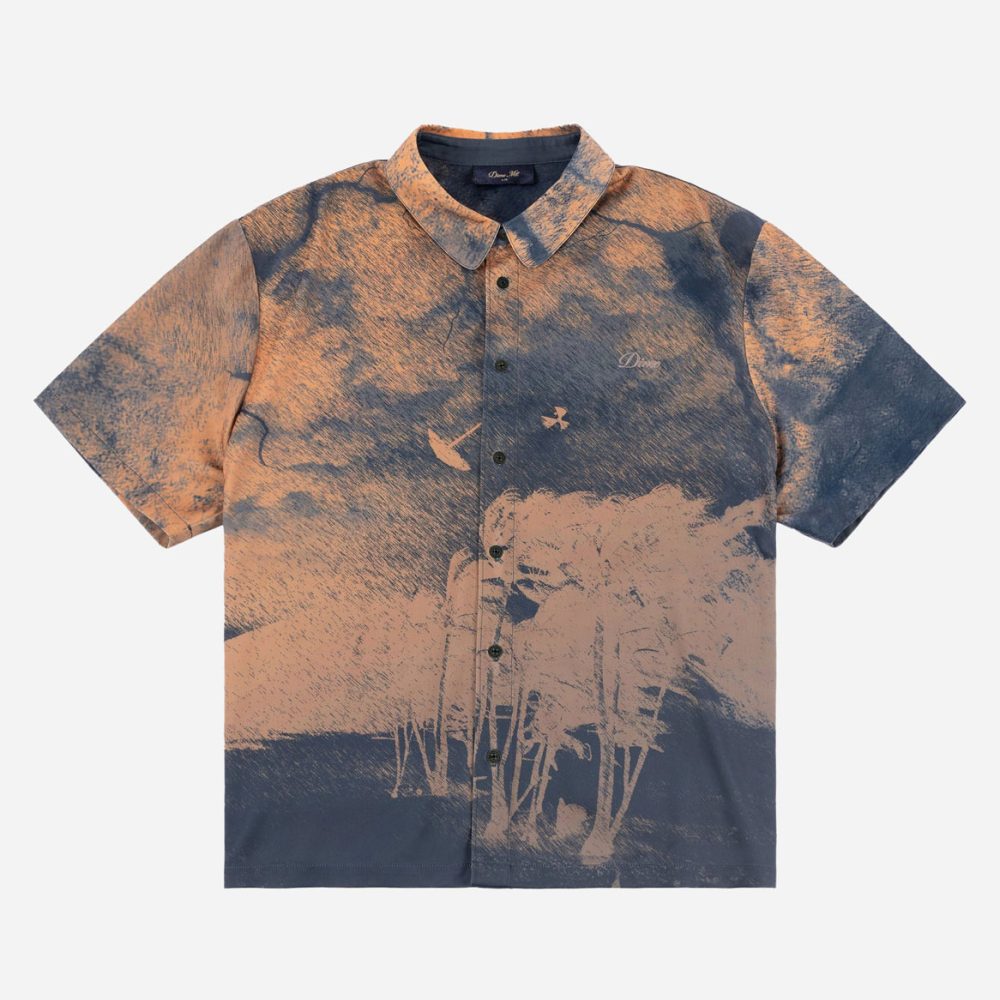 Dime Day Off Button Up Shirt - Peach Dime Day Off Button Up Shirt - Peach