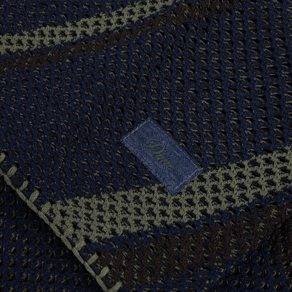 Dime Soleil Button Up Knitted Shirt - Navy