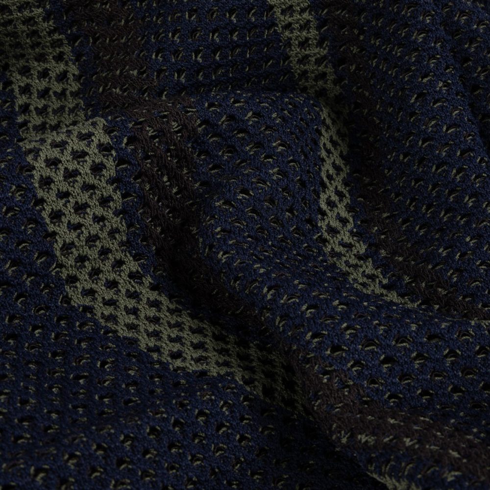 Dime Soleil Button Up Knitted Shirt - Navy