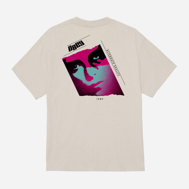 Obey Alternate Reality Tee - Silver Grey Obey Alternate Reality Tee - Silver Grey