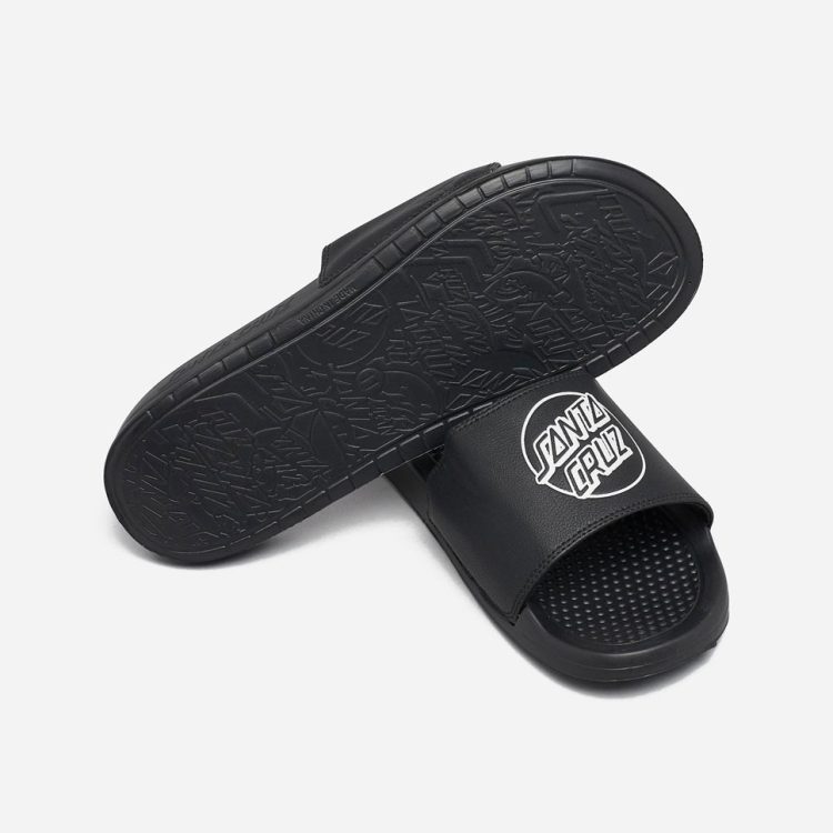 HUF x Thrasher Slide - Black