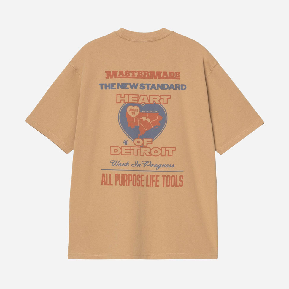 Carhartt WIP Arcan Tee - Dusty Hamilton Brown Carhartt WIP Arcan Tee - Dusty Hamilton Brown