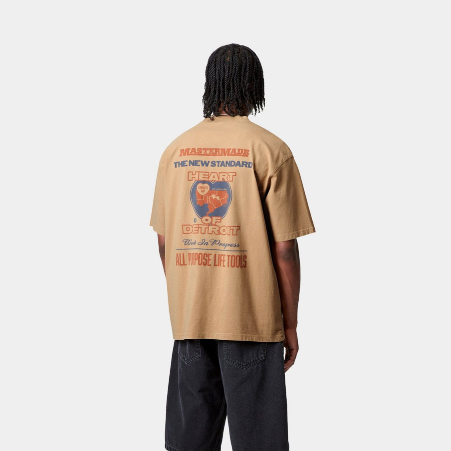 Carhartt WIP Arcan Tee - Dusty Hamilton Brown Carhartt WIP Arcan Tee - Dusty Hamilton Brown