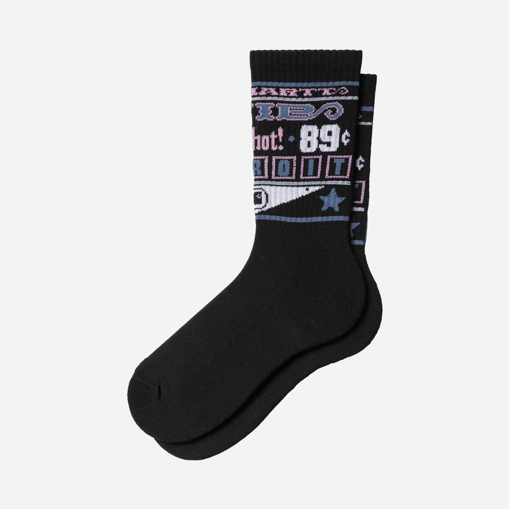 Carhartt WIP Catalogue Sock - Black