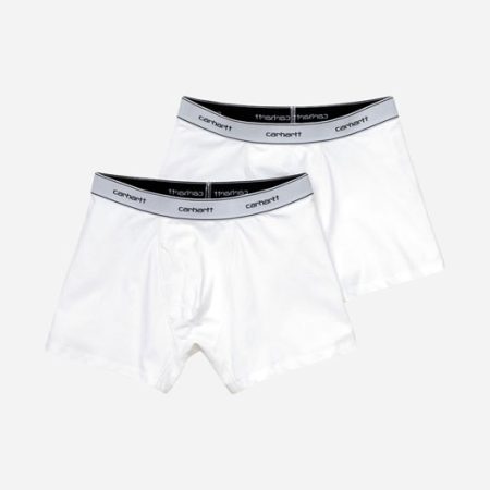 Carhartt WIP Cotton Trunk Boxer Short - White/White Carhartt WIP Cotton Trunk Boxer Short - White/White