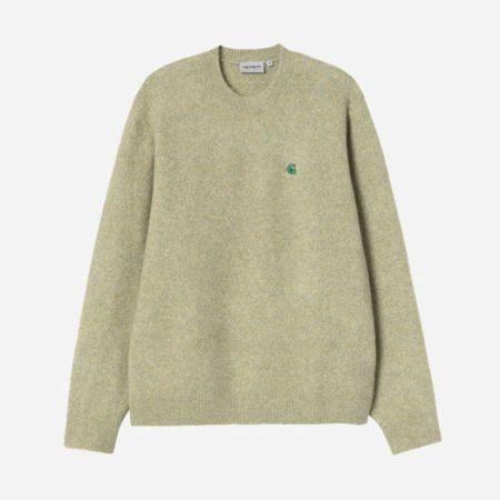 Carhartt WIP Curtis Knitted Sweater - Tangled Brass Carhartt WIP Curtis Knitted Sweater - Tangled Brass