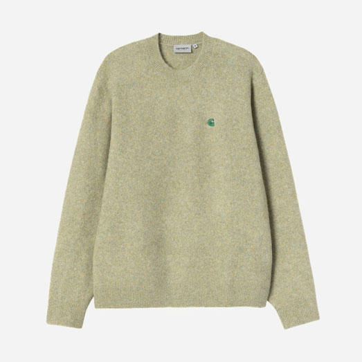 Carhartt WIP Curtis Knitted Sweater - Tangled Brass Carhartt WIP Curtis Knitted Sweater - Tangled Brass