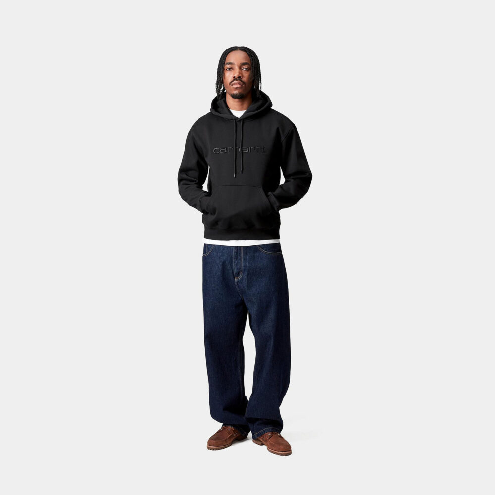 Carhartt WIP Hooded Carhartt Sweat - Black/Black