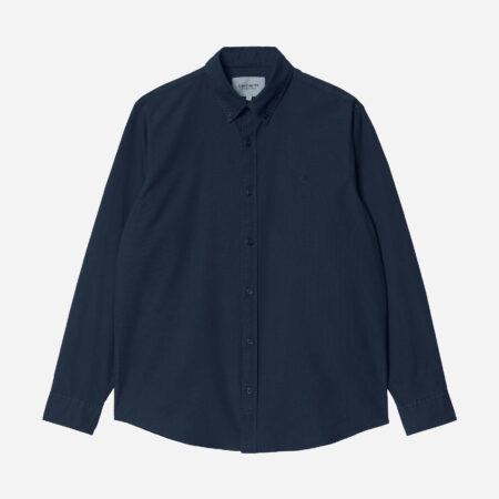 Carhartt WIP Long Sleeve Bolton Shirt - Dark Navy Carhartt WIP Long Sleeve Bolton Shirt - Dark Navy