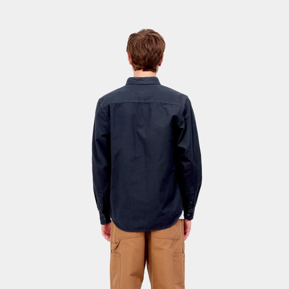 Carhartt WIP Long Sleeve Bolton Shirt - Dark Navy Carhartt WIP Long Sleeve Bolton Shirt - Dark Navy