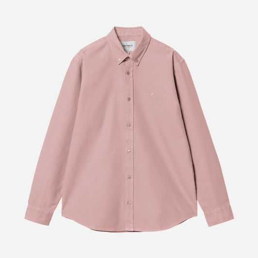 Carhartt WIP Long Sleeve Bolton Shirt - Glassy Pink Carhartt WIP Long Sleeve Bolton Shirt - Glassy Pink