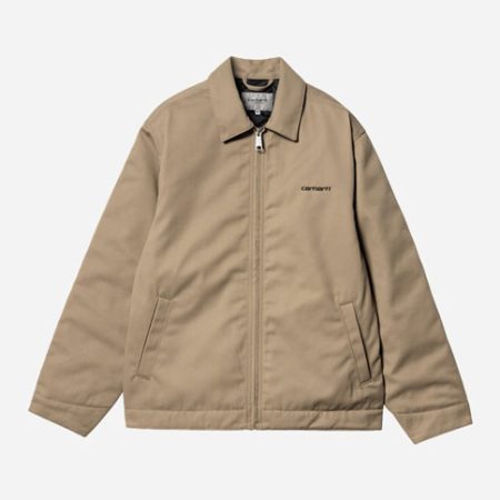 Carhartt WIP Module Script Jacket - Leather/Black Rigid Carhartt WIP Module Script Jacket - Leather/Black Rigid