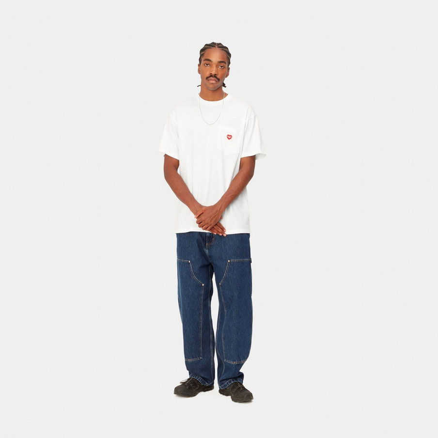 Carhartt WIP Nash Double Knee Pant - Blue Stone Washed
