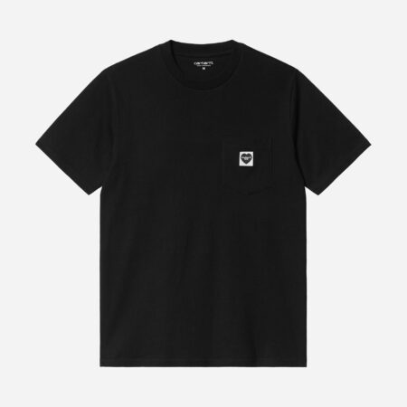 Carhartt WIP Pocket Heart Tee - Black/Black Carhartt WIP Pocket Heart Tee - Black/Black
