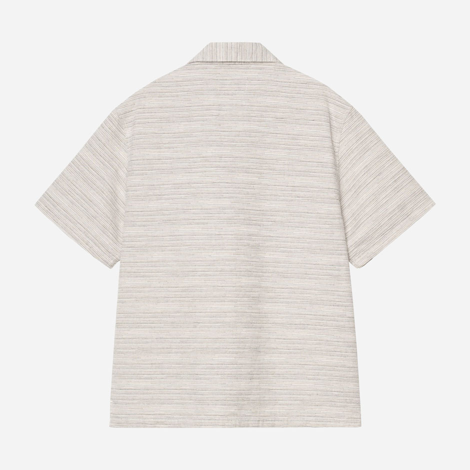 Carhartt WIP Short Sleeve Gellar Shirt - Gellar Stripe/Wax
