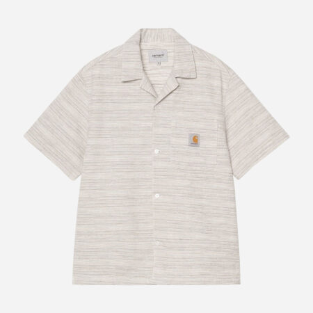 Carhartt WIP Short Sleeve Gellar Shirt - Gellar Stripe/Wax