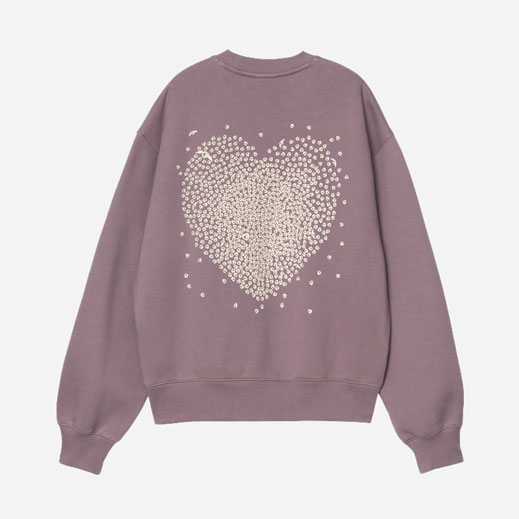 Carhartt WIP Women's Hearts Of Hartts Sweat - Phlox