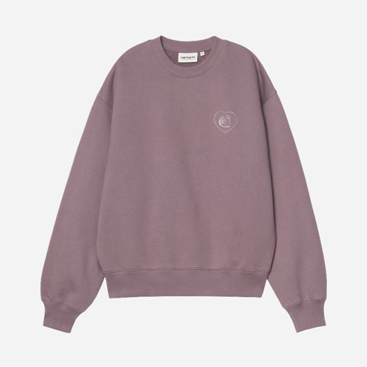 Carhartt WIP Women's Hearts Of Hartts Sweat - Phlox Carhartt WIP Women's Hearts Of Hartts Sweat - Phlox