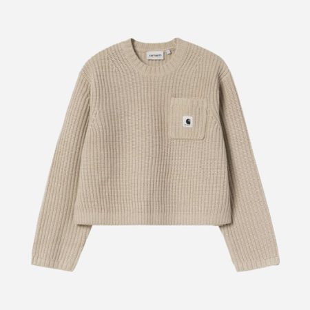 Carhartt WIP Women's Mira Knitted Sweater - Fleur De Sel Carhartt WIP Women's Mira Knitted Sweater - Fleur De Sel