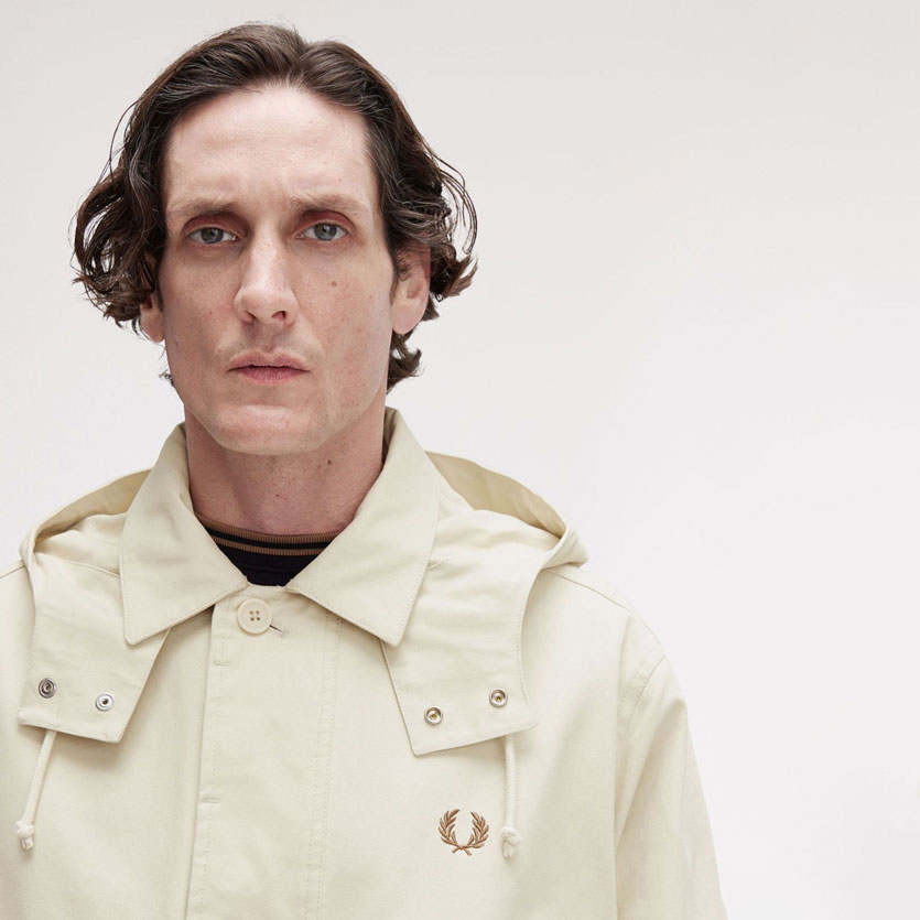 Fred Perry Coaches Smock Jacket - Oatmeal Fred Perry Coaches Smock Jacket - Oatmeal