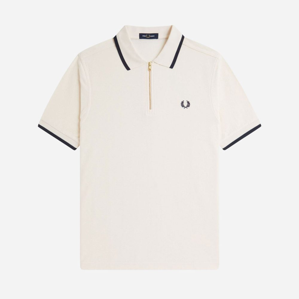 Fred Perry Crepe Pique Polo - Silky Peach