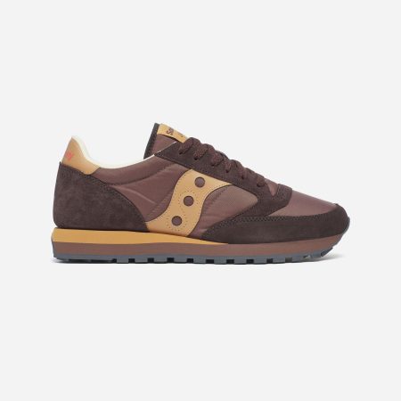 Saucony Jazz Original Trainer - Brown/Rust Saucony Jazz Original Trainer - Brown/Rust