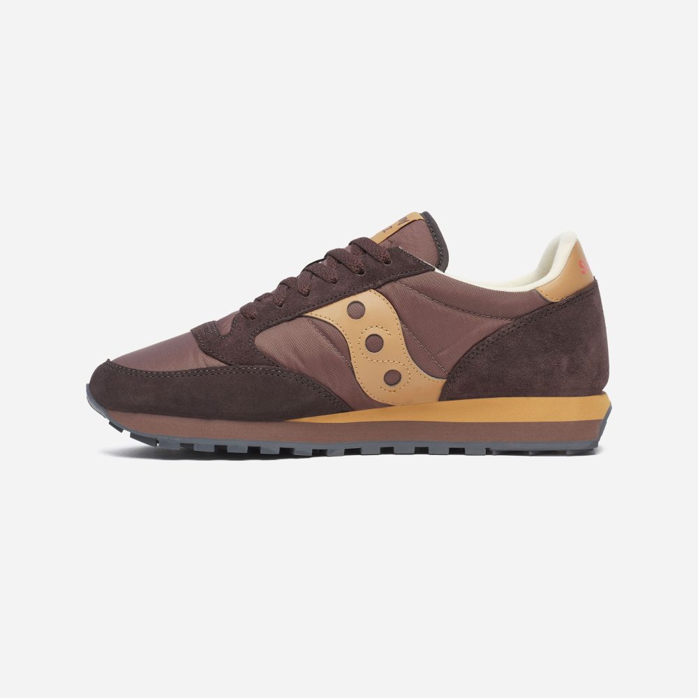Saucony Jazz Original Trainer - Brown/Rust Saucony Jazz Original Trainer - Brown/Rust