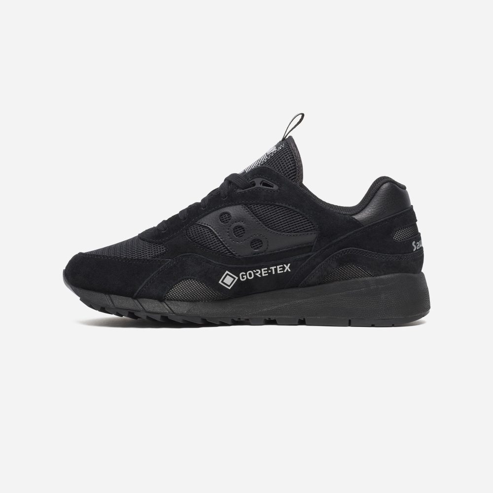 Saucony Shadow 6000 GTX Trainer - Triple Black