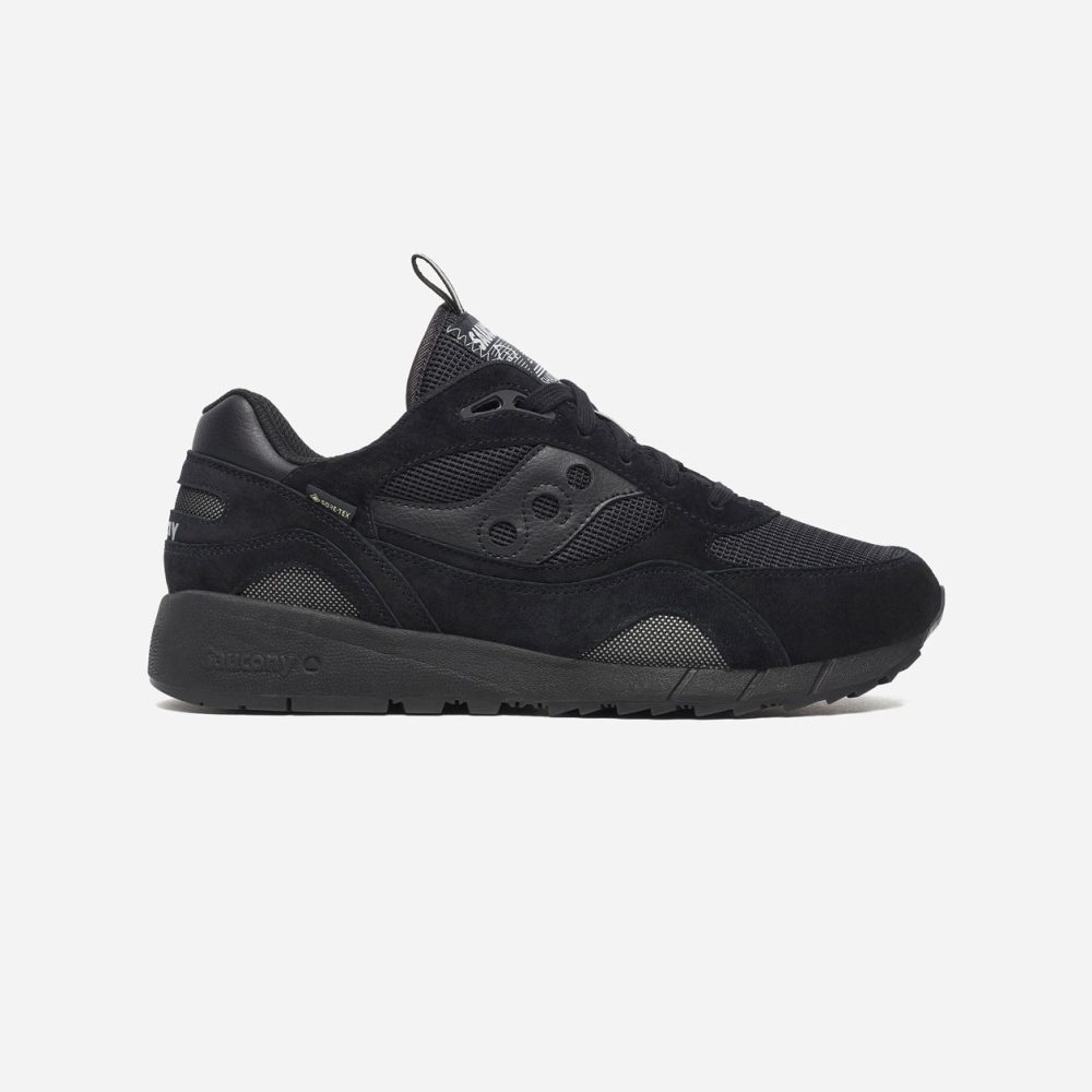 Saucony Shadow 6000 GTX Trainer - Triple Black