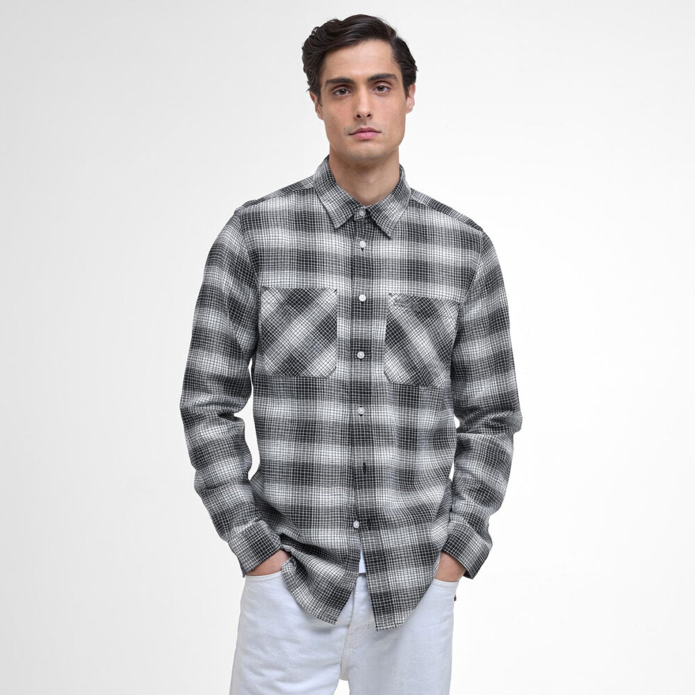 Barbour International Ashby Ombre Shirt - Black Barbour International Ashby Ombre Shirt - Black
