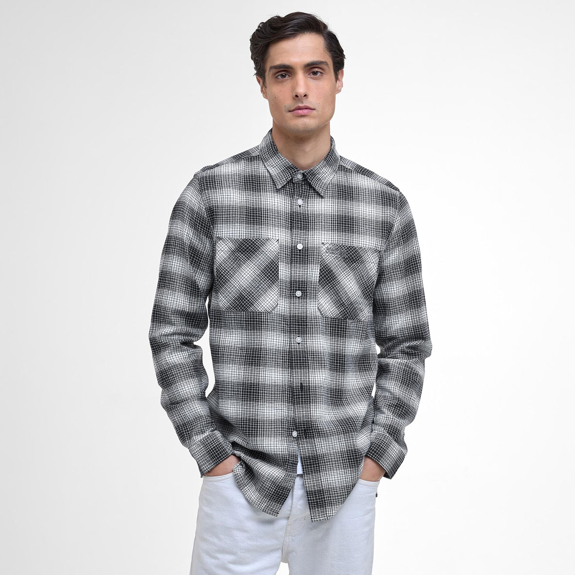 Barbour International Ashby Ombre Shirt - Black