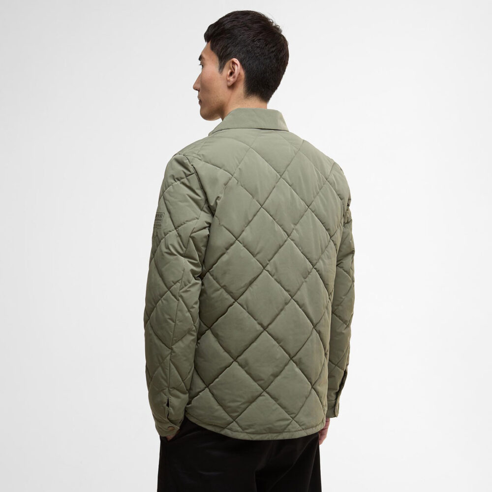 Barbour International Axwell Puffer Jacket - Light Moss